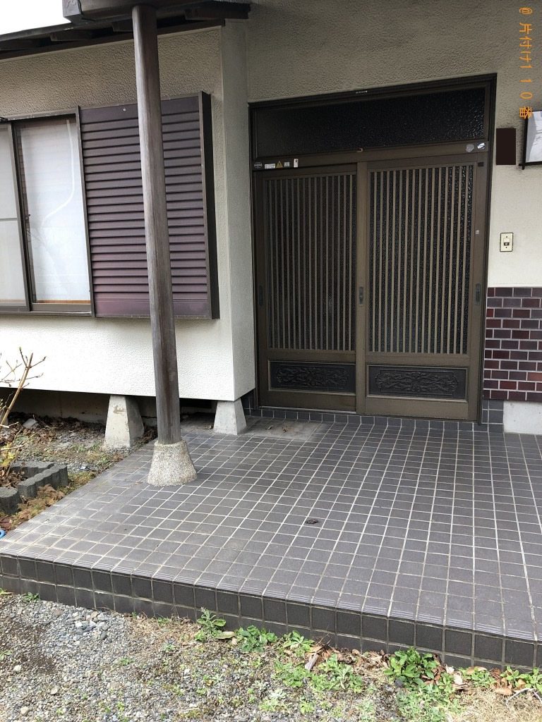 【長久手市】折り畳みベッド、衣装ケース、ダンボールなどの出張不用品回収・処分ご依頼