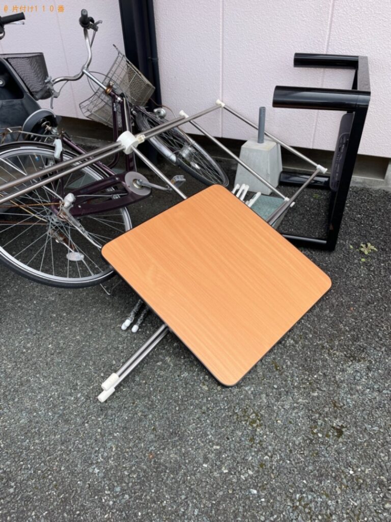 【浜松市北区】こたつ、自転車、室内物干し等の回収・処分ご依頼