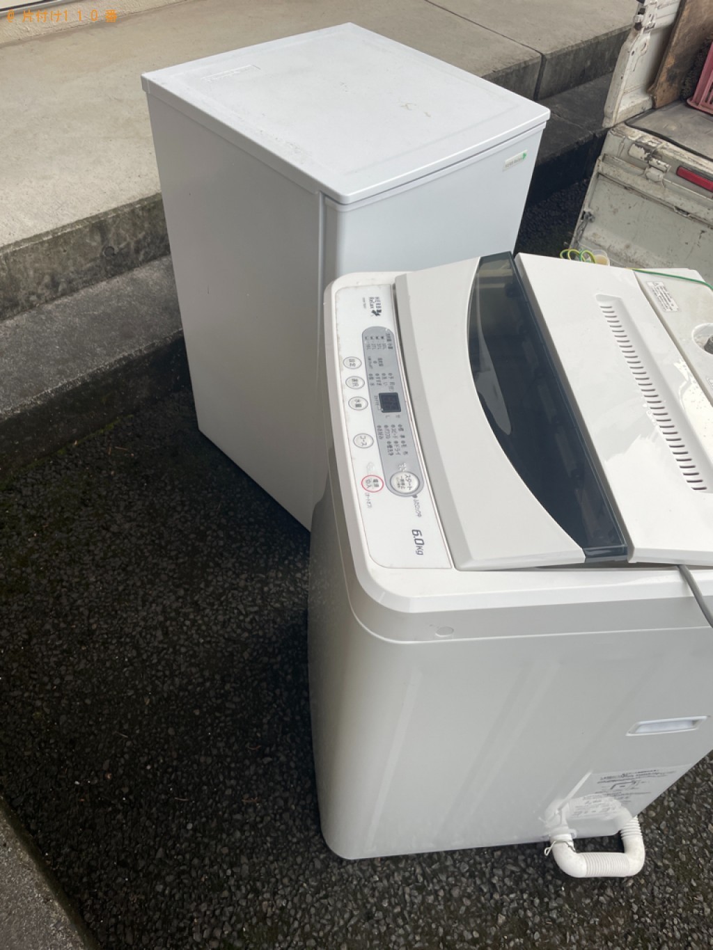 【静岡市駿河区】冷蔵庫、洗濯機、メタルラック、ガスコンロ等の回収