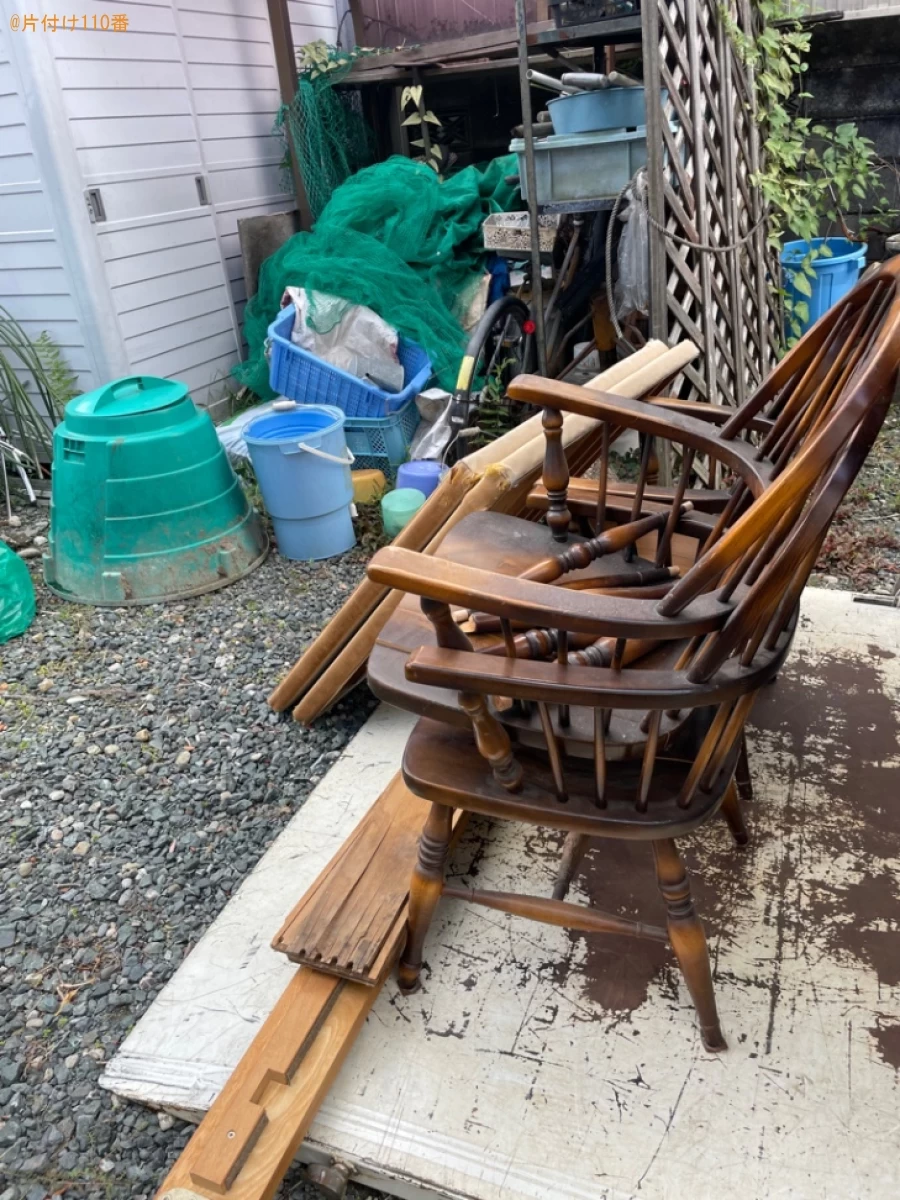 【浜松市南区】エレクトーン、椅子、解体した家具等の回収・処分