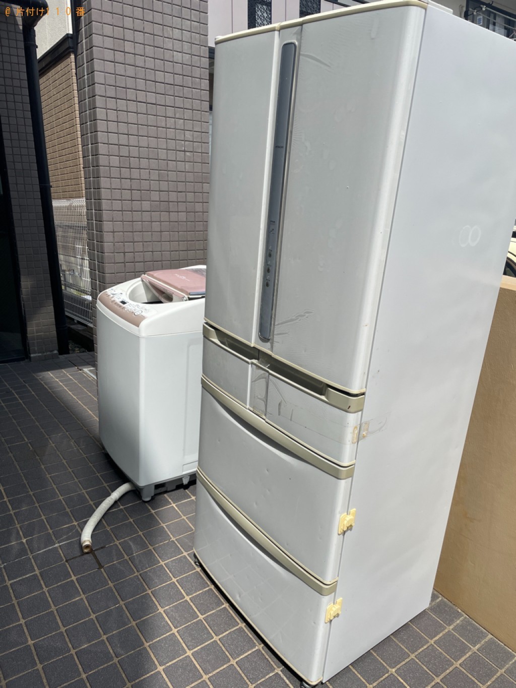 【浜松市中区】冷蔵庫、洗濯機、テレビ台、扇風機、ゴミ箱の回収