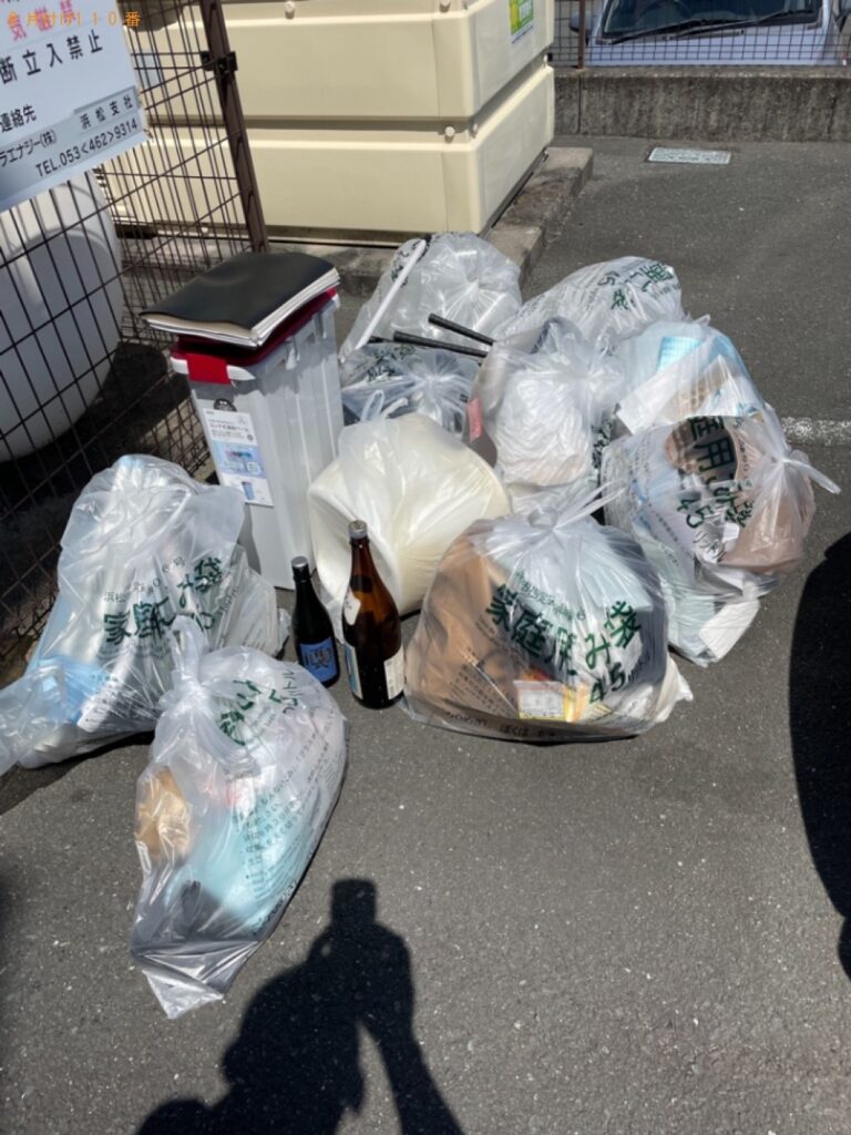 【浜松市中区】ゴミ箱、一般ごみ等の回収・処分ご依頼　お客様の声