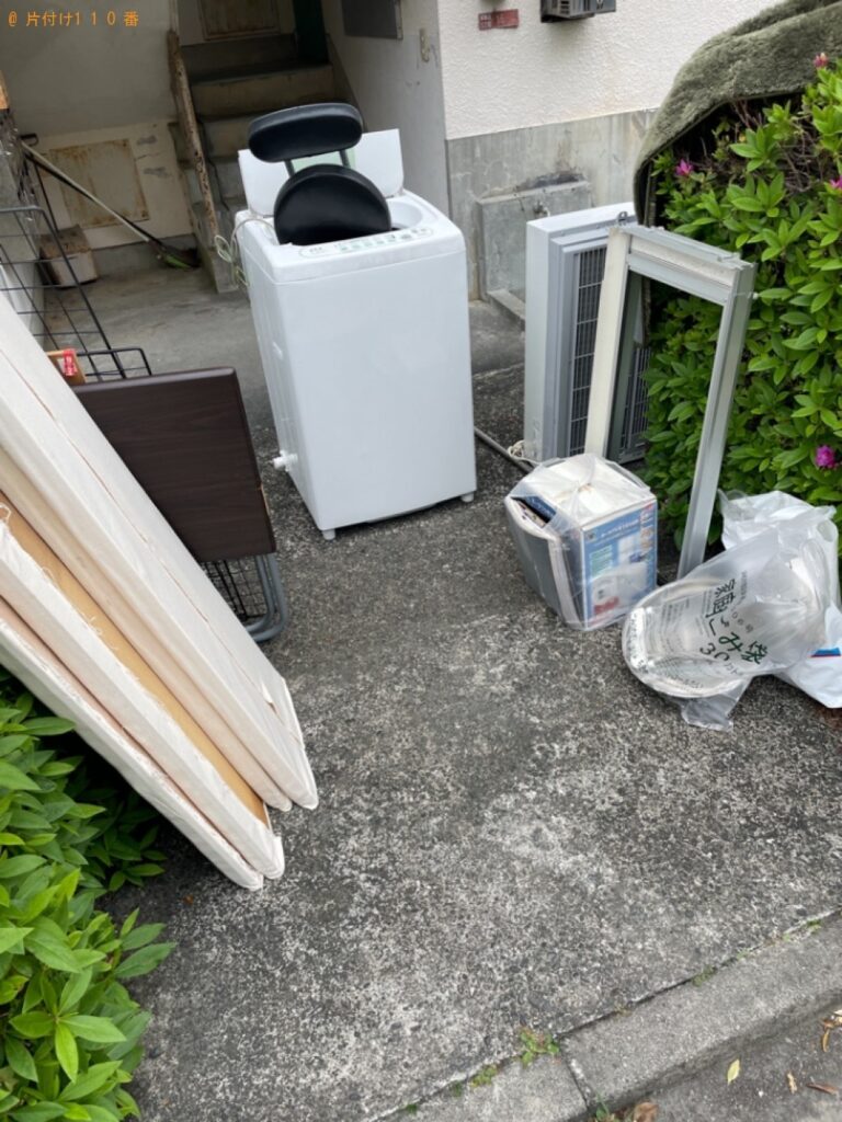 【浜松市中区】家庭用エアコン、洗濯機、PCデスク、椅子等の回収