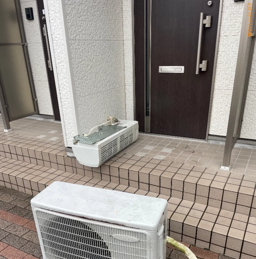 【浜松市浜北区】三人掛けソファー、家庭用エアコンの回収・処分