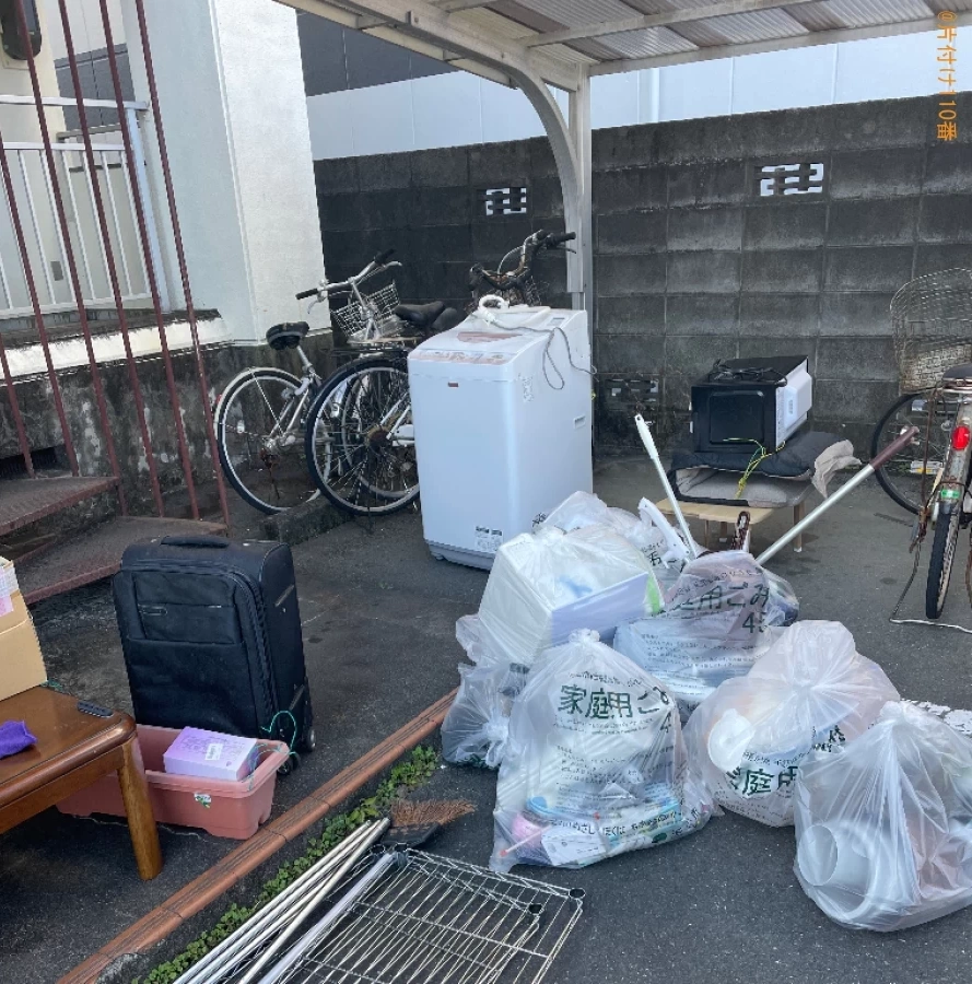 【浜松市中区】洗濯機、ラック、ローテーブル、電子レンジ等の回収