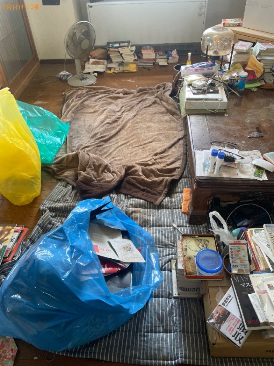 部屋の片付け作業とクリーニングご依頼　お客様の声