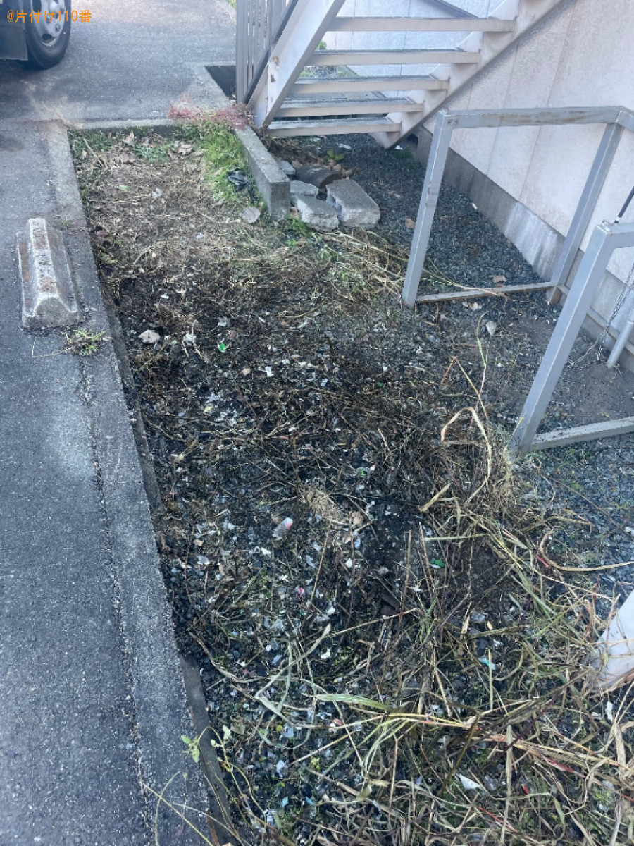 【浜松市中央区】テレビ、テレビ台等の回収とハウスクリーニング