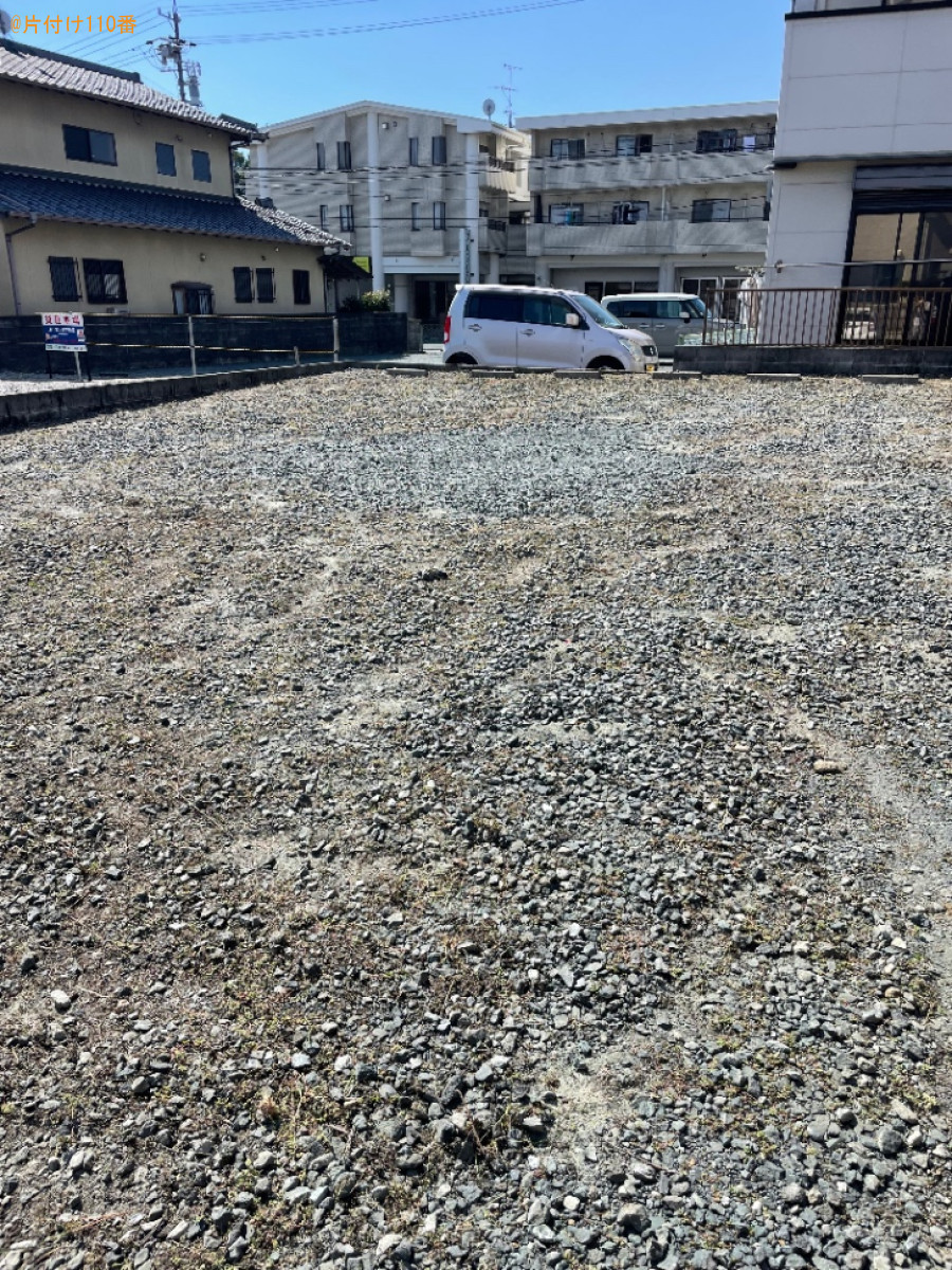 【磐田市】50坪の草抜き作業・草処分ご依頼　お客様の声